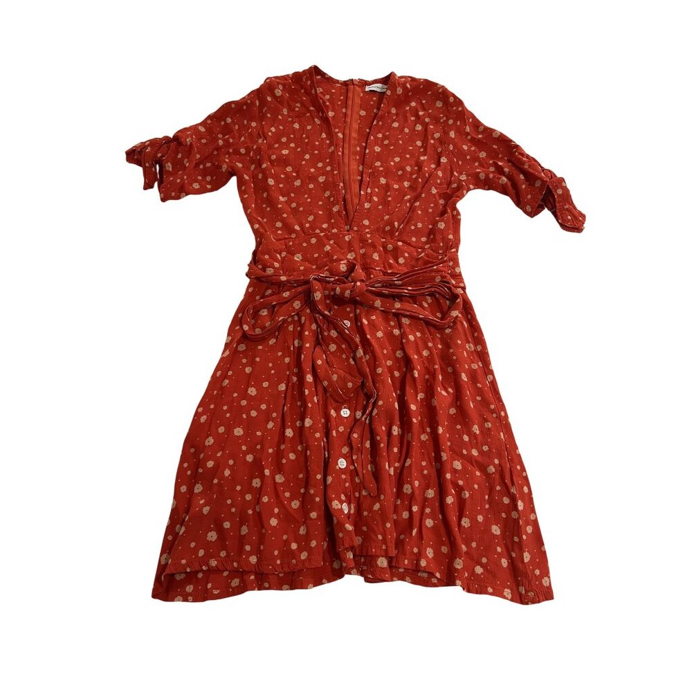 Faithfull the Brand Red Polka Dot Mini Dress